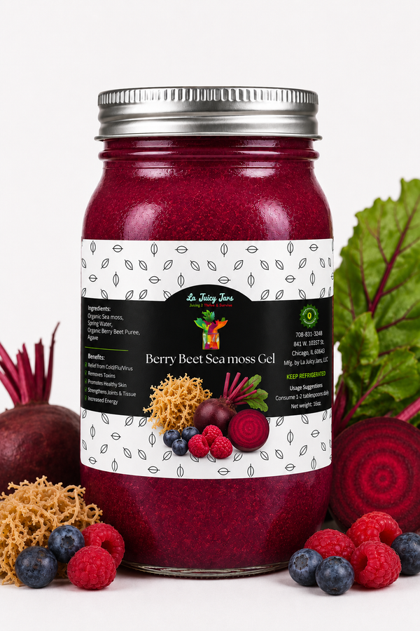 Berry Beet Sea Moss Gel