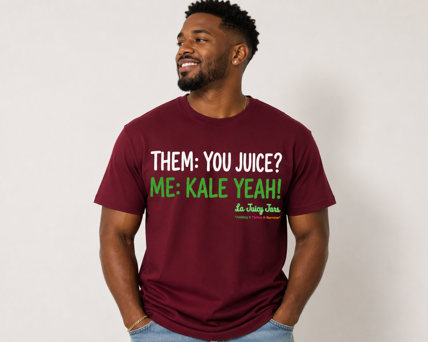 Short Sleeve "THEM: YOU JUICE / ME: KALE YEAH!"T-Shirt