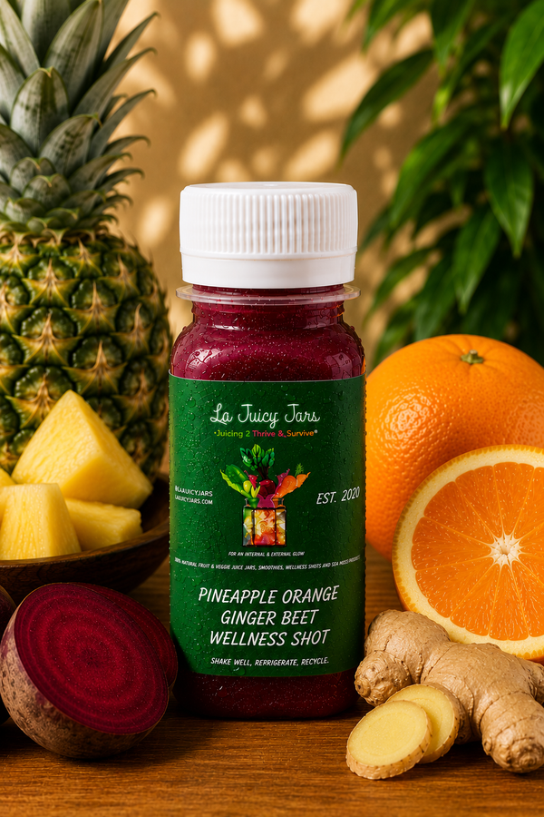 Pineapple Orange Ginger Beet Shot