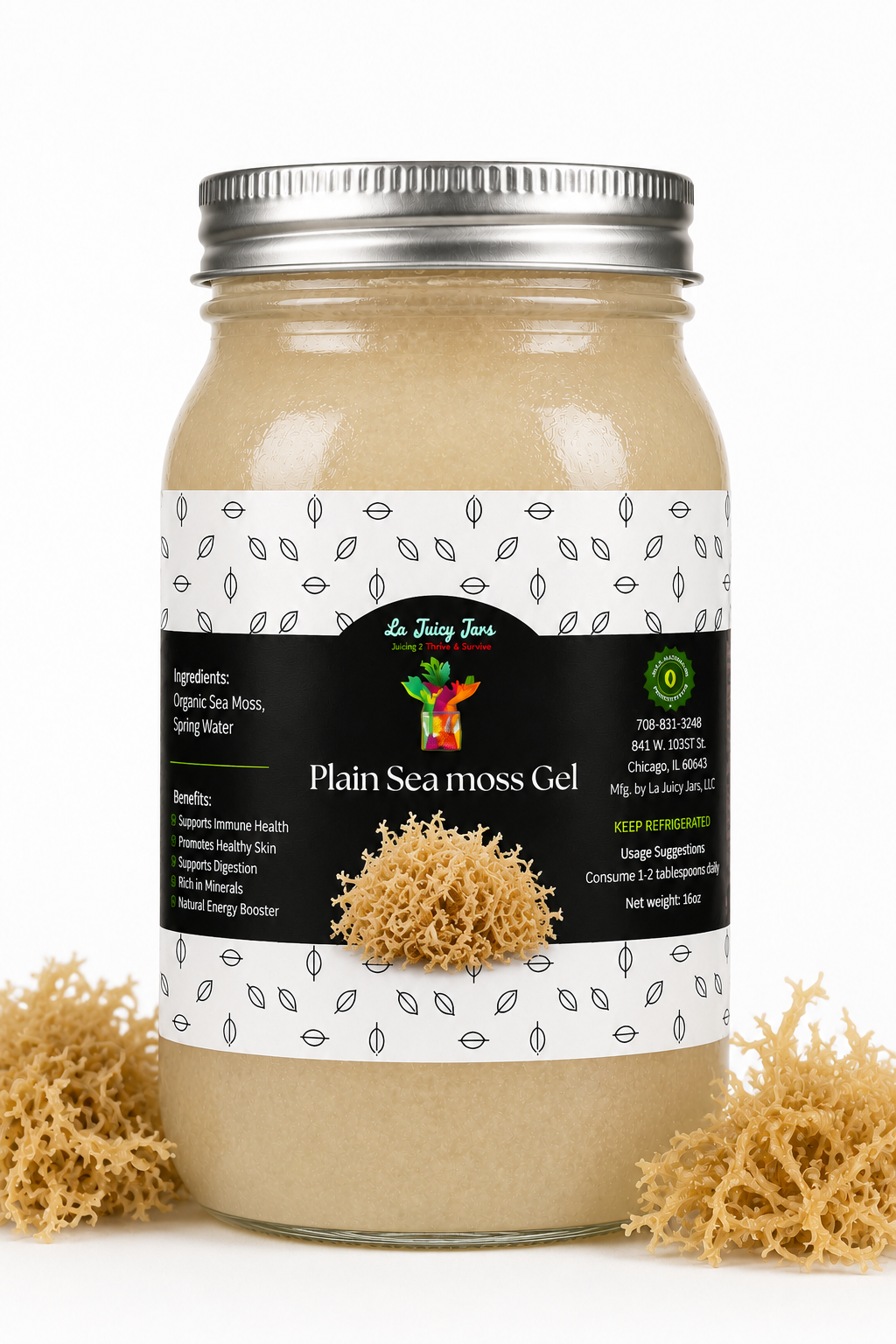 Plain Sea Moss Gel