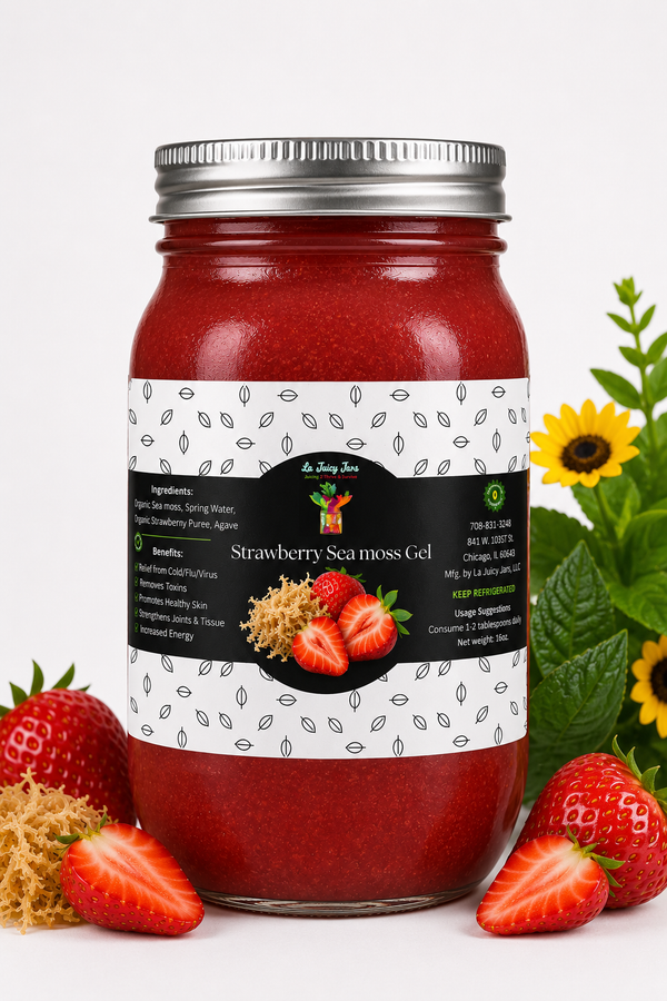 Strawberry Sea Moss Gel